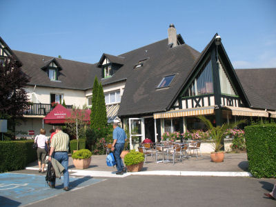 Ankunft Hotel Mercure in Cabourg